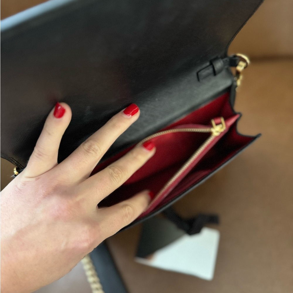 Prada Black Saffiano Leather Shoulder (Crossbody) Bag - Picture 5 of 6